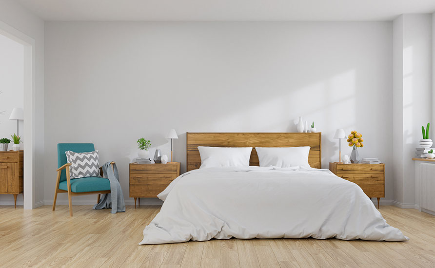 برای داشتن اتاق خواب مدرن رنگ خنثی انتخابی منطقی است 