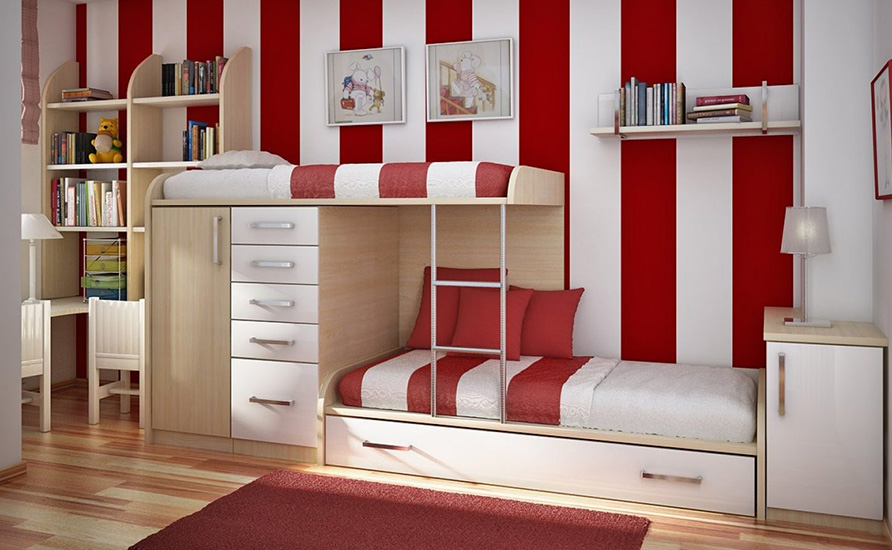 در طراحی اتاق خواب چه رنگ هایی با قرمز ست می شوند؟