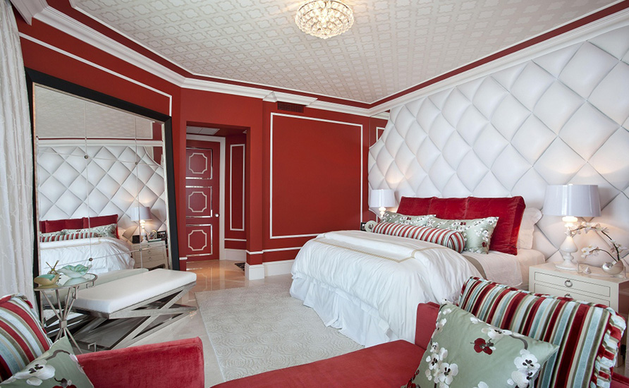آیا رنگ قرمز برای دکوراسیون اتاق خواب عروس مناسب است؟