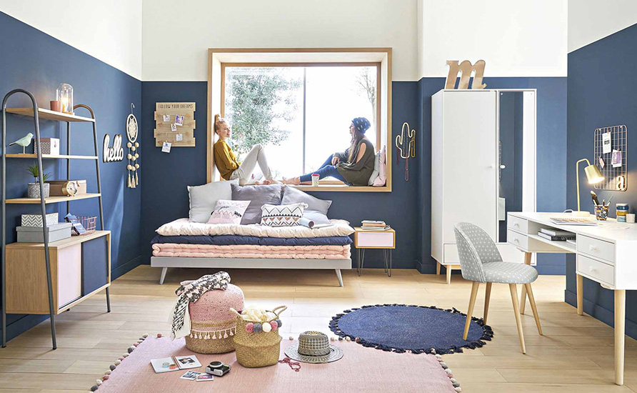 طراحی رنگ اتاق خواب دخترانه