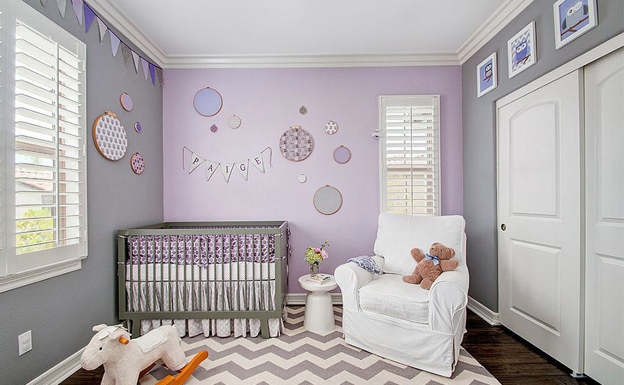 انتخاب رنگ اتاق خواب نوزاد
