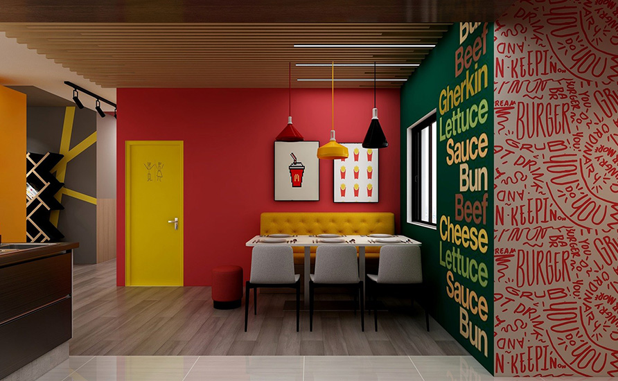 رنگ سبز در دکوراسیون آشپزخانه و اتاق ناهارخوری