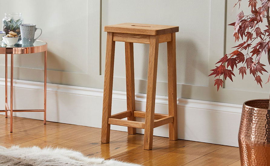 صندلی پایه بلند آشپزخانه بدون پشتی